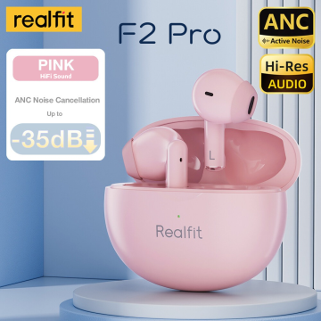 Realfit F2 Pro TWS Earbuds ANC ENC BT5.4