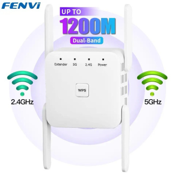 Fenvi AC1200 Dual Band 2.4G/5G Wi-Fi Repeater