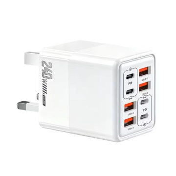 Electop 8 Ports USB C Wall Charger