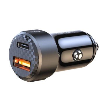 Toocki 50W USB C + USB A Dual Port Car Charger PD 3.0 + QC 3.0