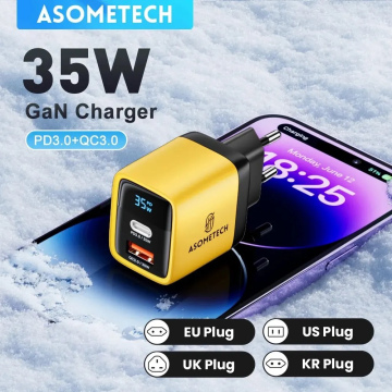 ASOMETECH 35W Dual Port GaN Fast Charger